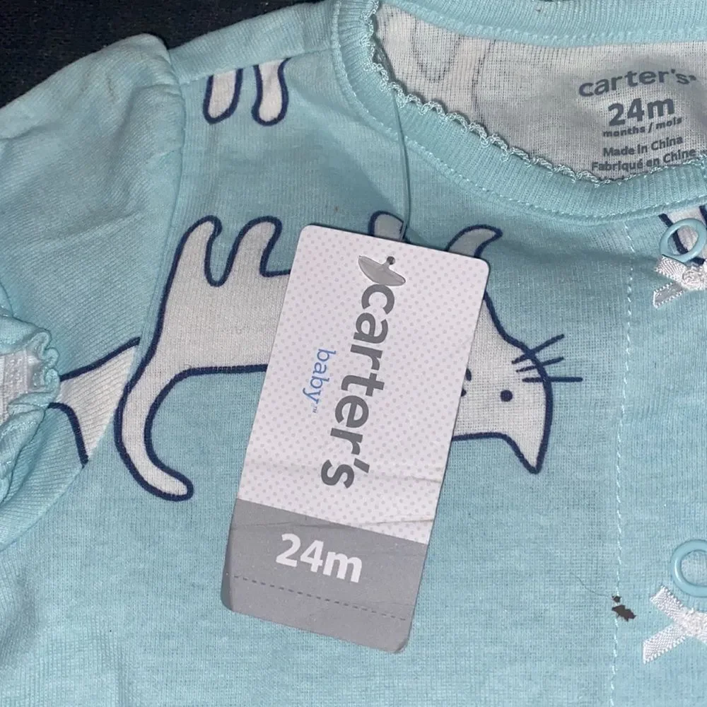 Carter’s Cat Onesie NWT
